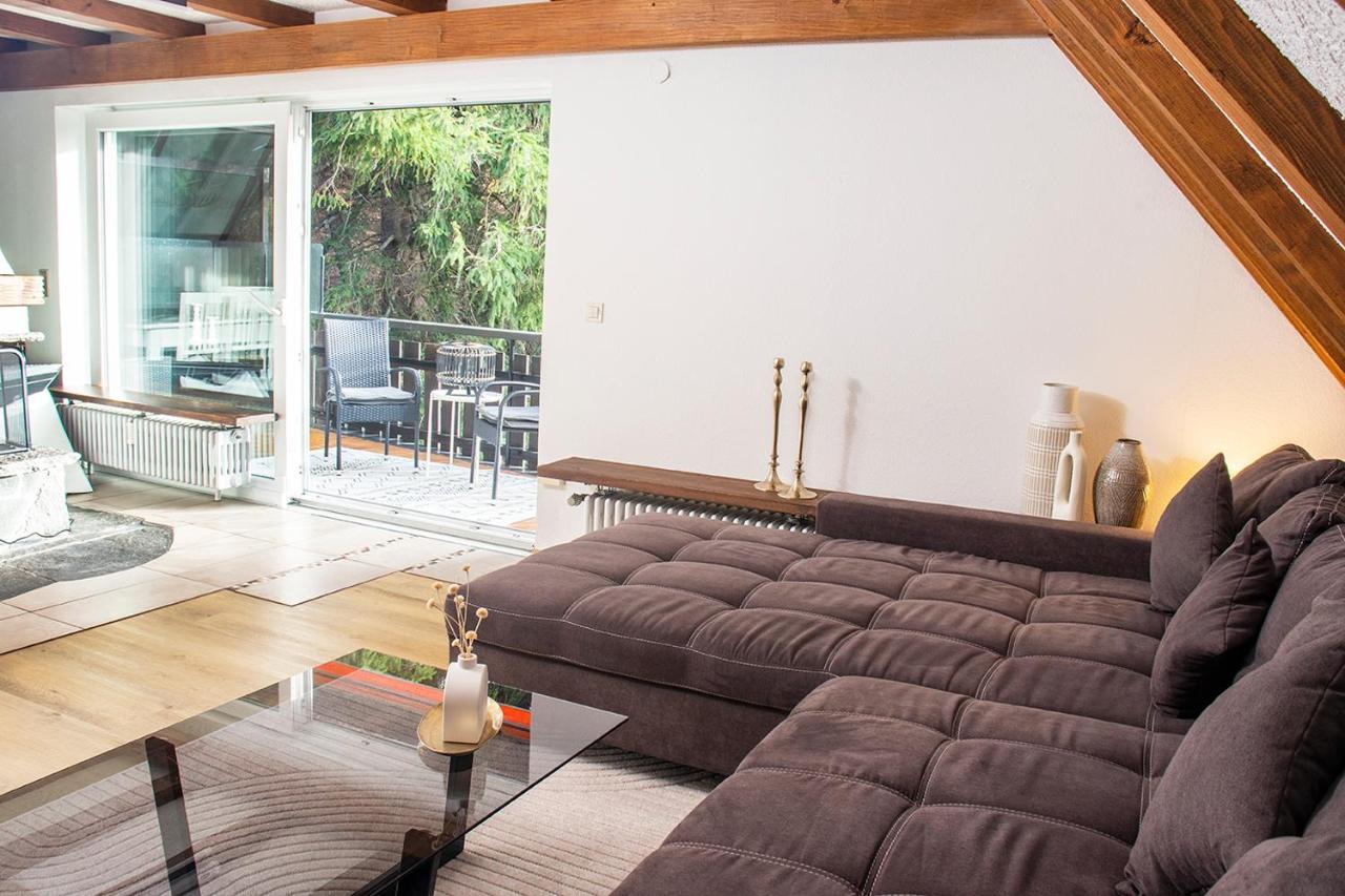 Blackncozy - Grosszuegiges Designappartement Mit Boxspringbetten Und Heimkino Feldberg  Kültér fotó